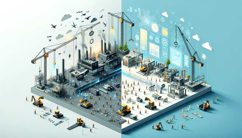 建設業界を変革するDX: 効率、品質、革新へのデジタル道