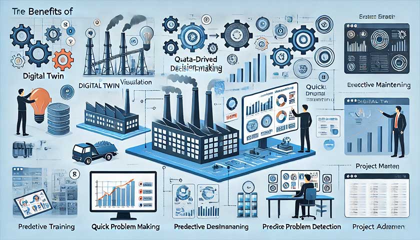 デジタルツインによる業務効率化と生産性向上