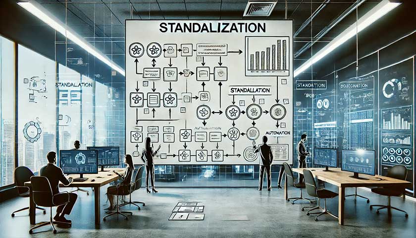 業務の効率化を支える「標準化プロセス」の重要性