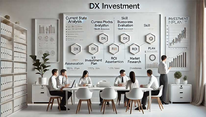 DX投資で会社が変わる！成功への道筋、こう描こう