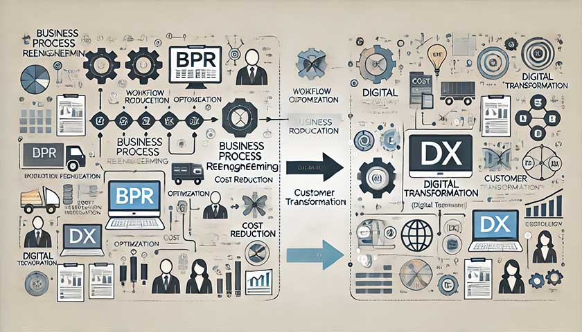 BPRとDXの違いとは？