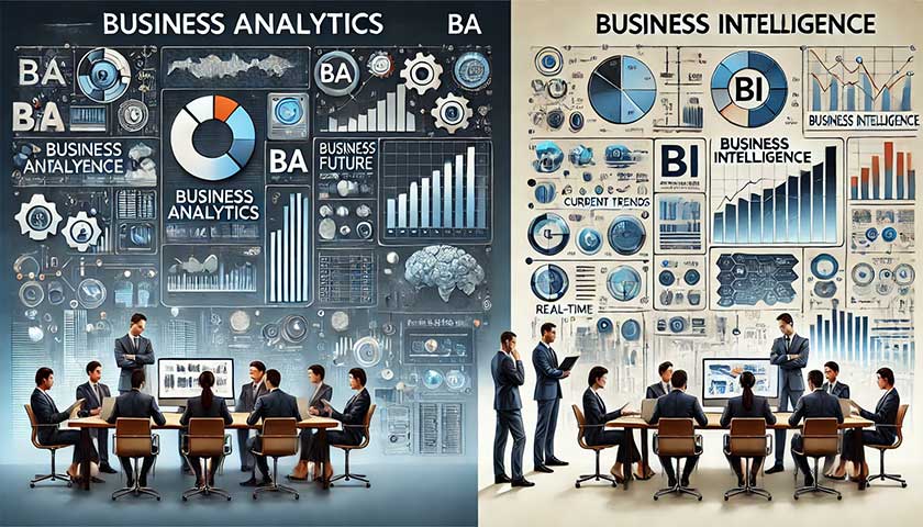 ビジネスアナリティクス（BA）とビジネスインテリジェンス（BI）の違い