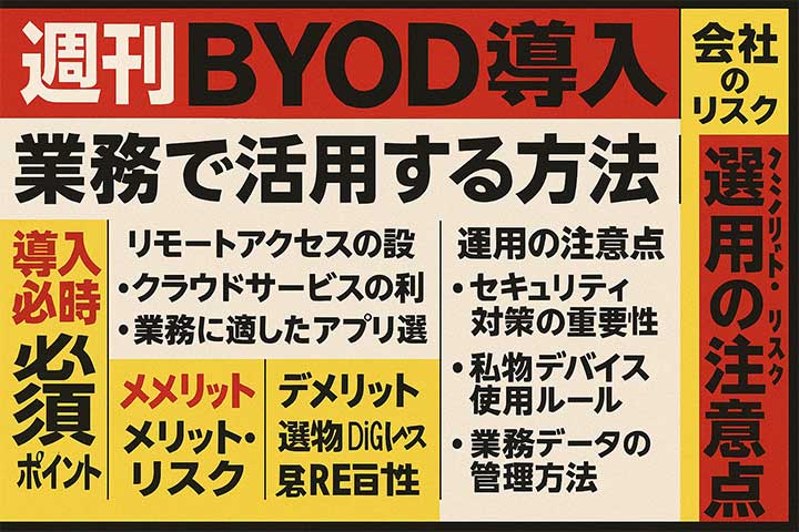 BYOD導入のメリットとは？