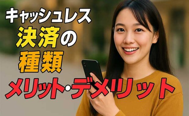 キャッシュレス決済とは？種類・メリット・デメリットを解説！