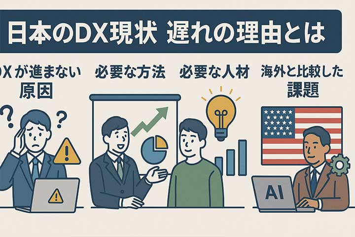 日本のDX現状は？遅れの理由とは