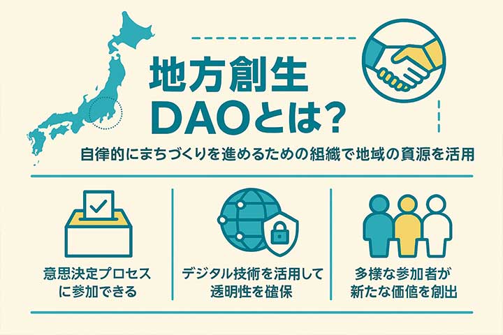 地方創生DAOとは？その目的とメリットは？