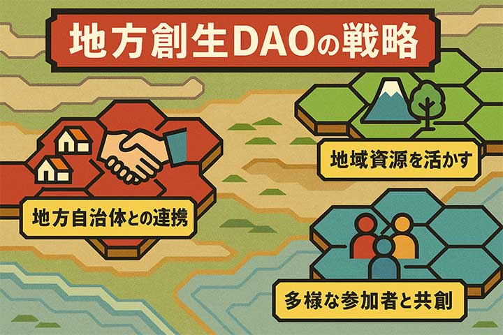 地方創生DAOの運営方法と組織の特徴