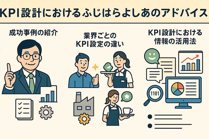 KPI設計におけるふじはらよしあきのアドバイス