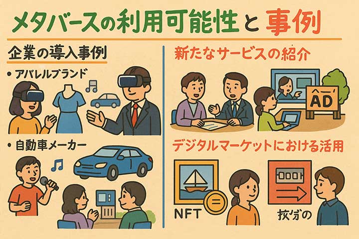 メタバースの利用可能性と事例