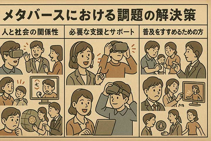 メタバースにおける課題の解決策