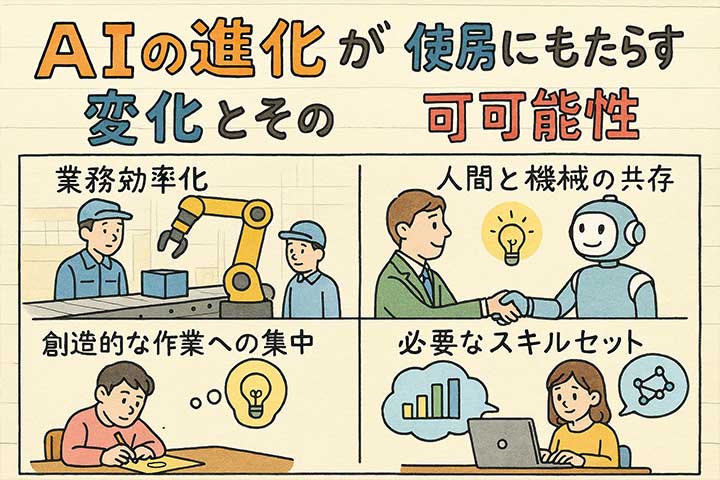 AIの進化が仕事にもたらす変化とその可能性
