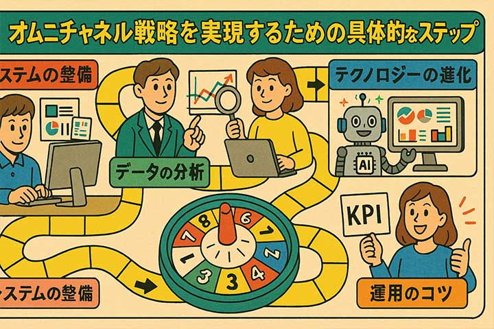 オムニチャネル戦略を実現するための具体的なステップ