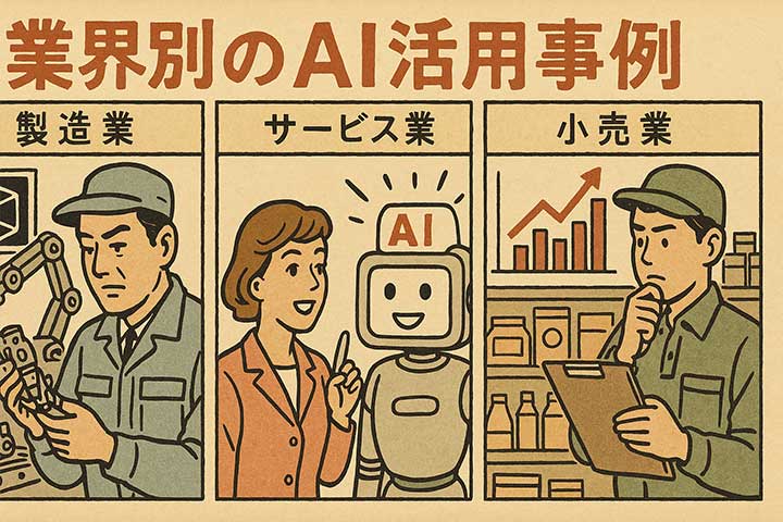 業界別のAI活用事例