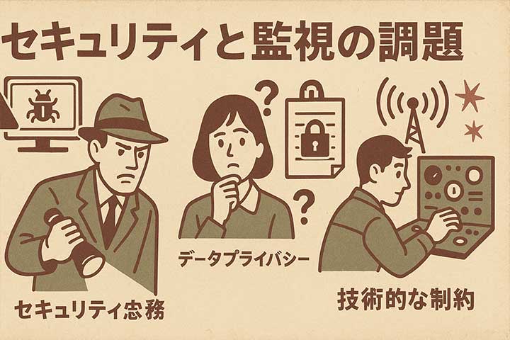 セキュリティと監視の課題