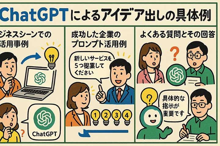 ChatGPTによるアイデア出しの具体例