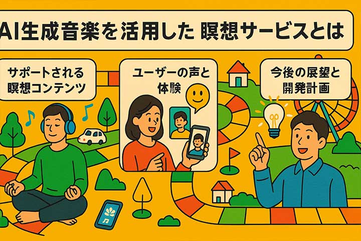 AI生成音楽を活用した瞑想サービス