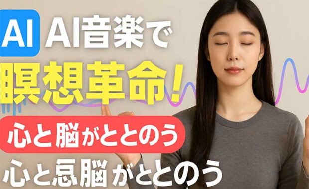 AI生成音楽で瞑想を深めるマインドフルネスとは?
