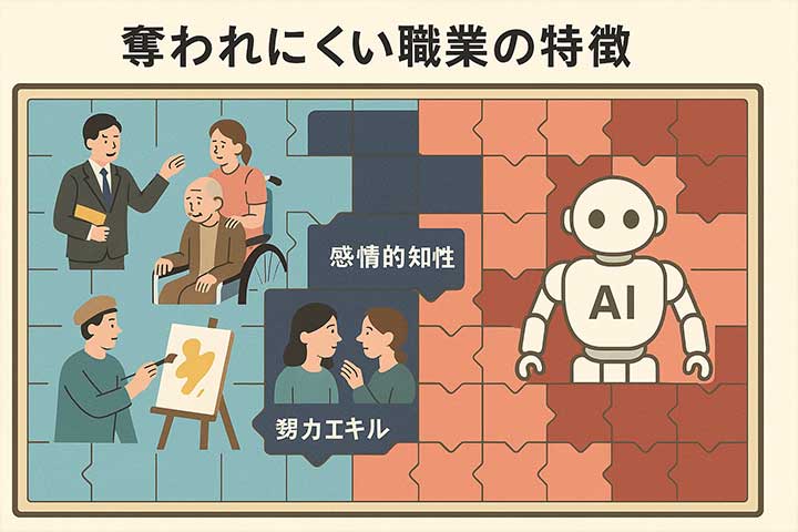 奪われにくい職業の特徴