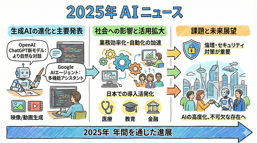 2025年のAIニュースまとめ