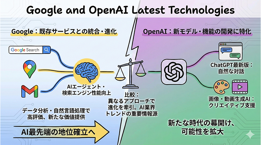 GoogleとOpenAIの最新技術
