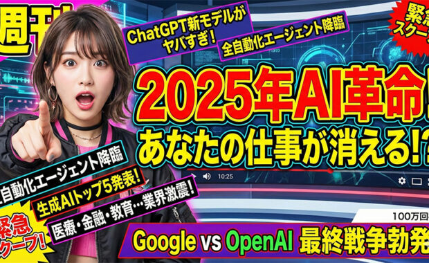 2025年AIニュースTop5！今年の気になった話題を振り返る