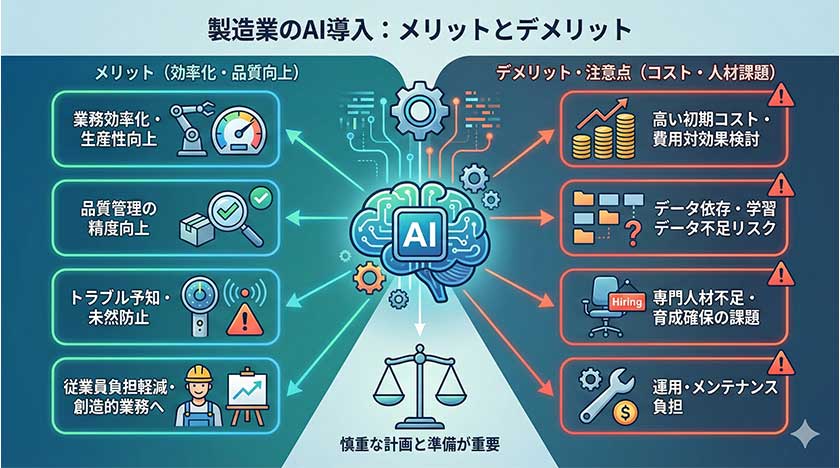 AI導入のメリットデメリット