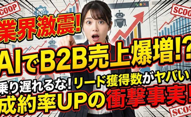 B2Bマーケティング: AIツール活用でMA, セールスを強化するポイント