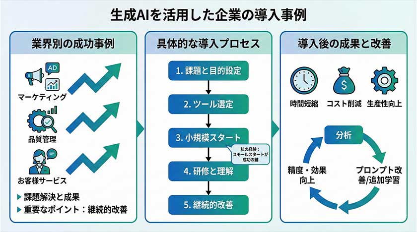 生成AIを活用した企業の導入事例