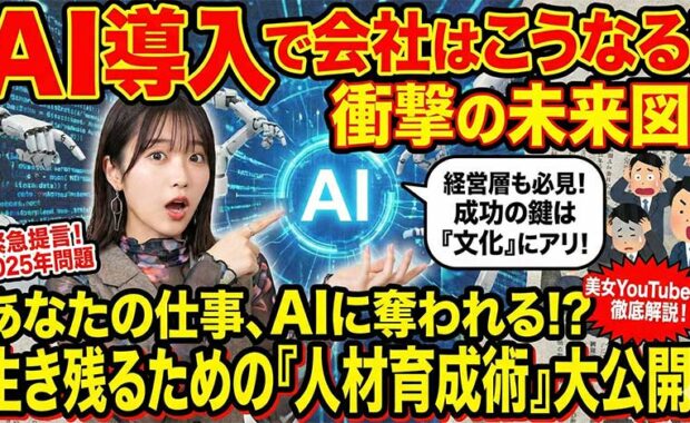 社内AI活用を促進！文化醸成と人材育成：企業の変革戦略