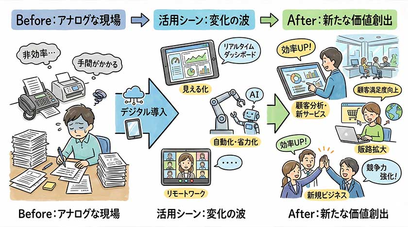 デジタル化の活用事例