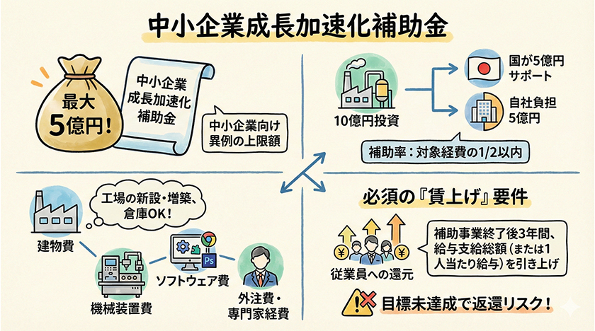 目玉となる「中小企業成長加速化補助金」の凄すぎる中身
