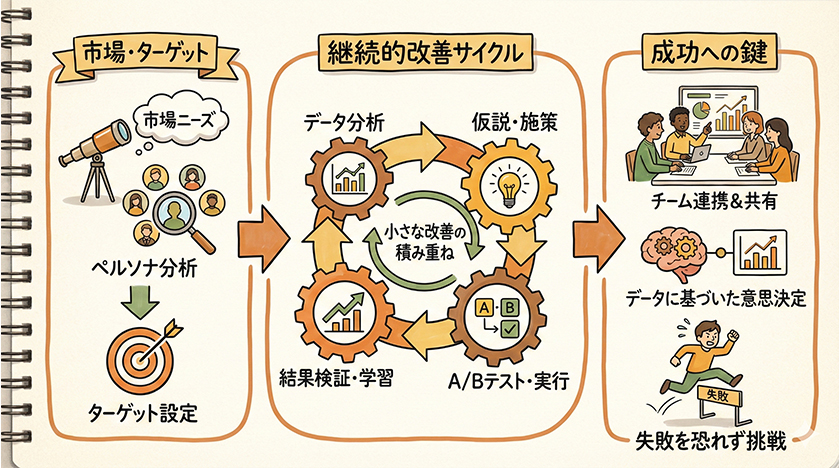 グロースハックの成功に向けた戦略