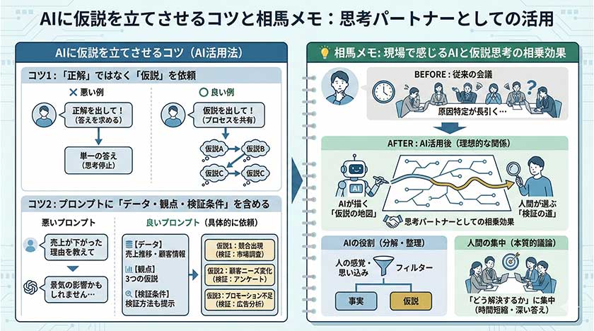 AIに仮説を立てさせるコツ