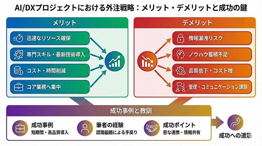 外注のメリットとデメリット
