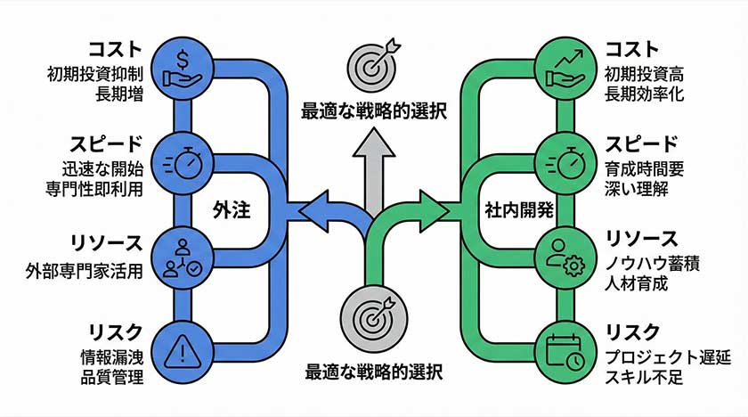 外注のメリットとデメリット
