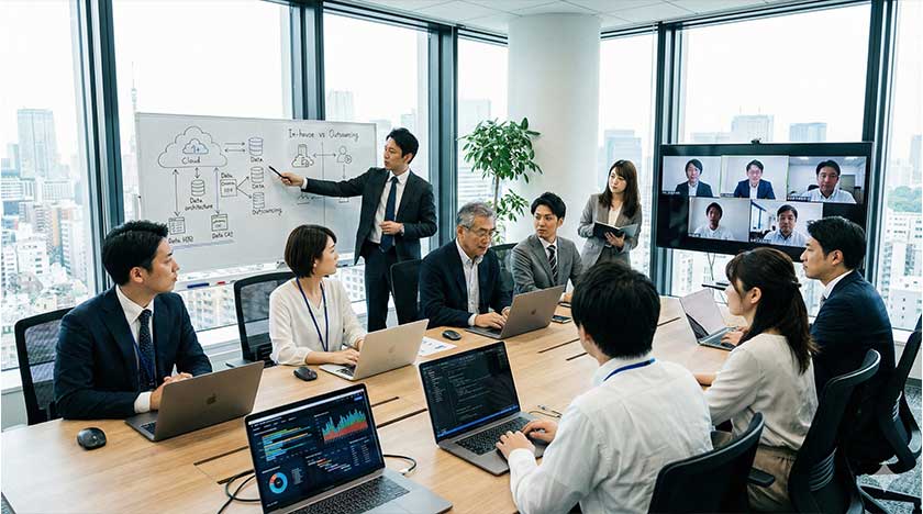 AI/DX 内製化・外注戦略:企業メリット比較と最適判断のヒントに関しての「よくある質問」