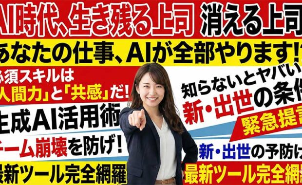 AI時代に必要なマネージャーの役割・スキル解説：生成AIが変える仕事と人事