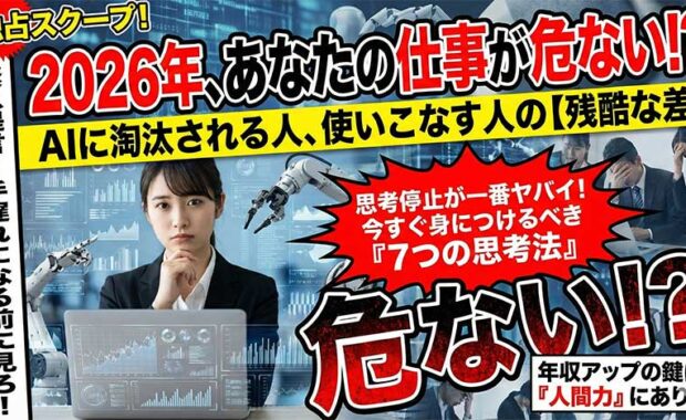 AI時代を生き抜く：生成AI時代の仕事に必要となる7つの思考法と実践