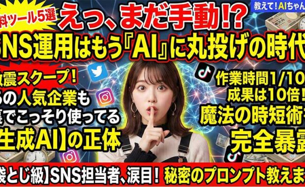 生成AIでSNSマーケティング成果を最大化！効率的な運用方法