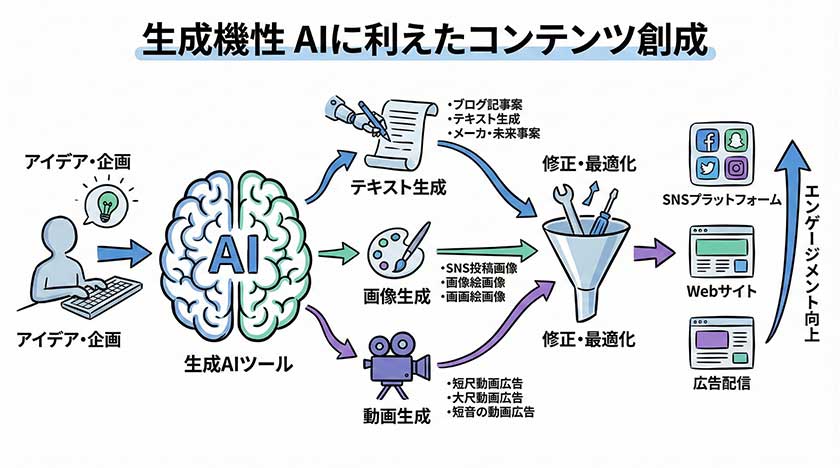 生成AIを活用したコンテンツ制作