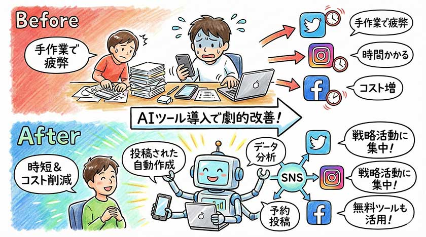 SNS投稿の効率化