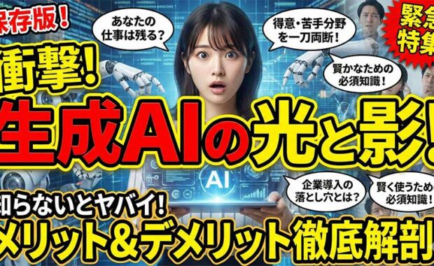 生成AIの強み弱みを解説：人間との違い・得意苦手と企業への影響