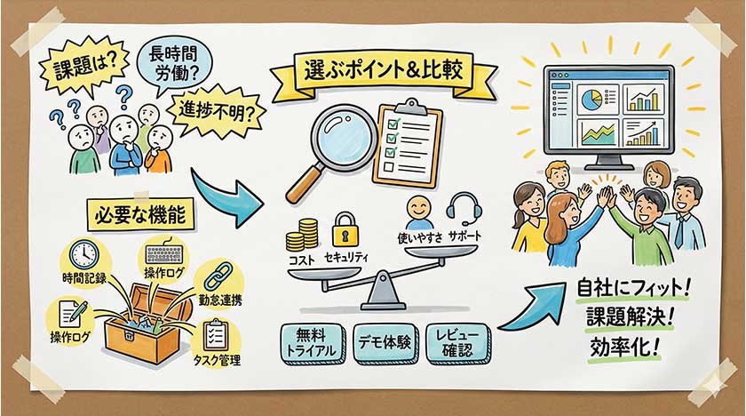 業務可視化ツールの選び方