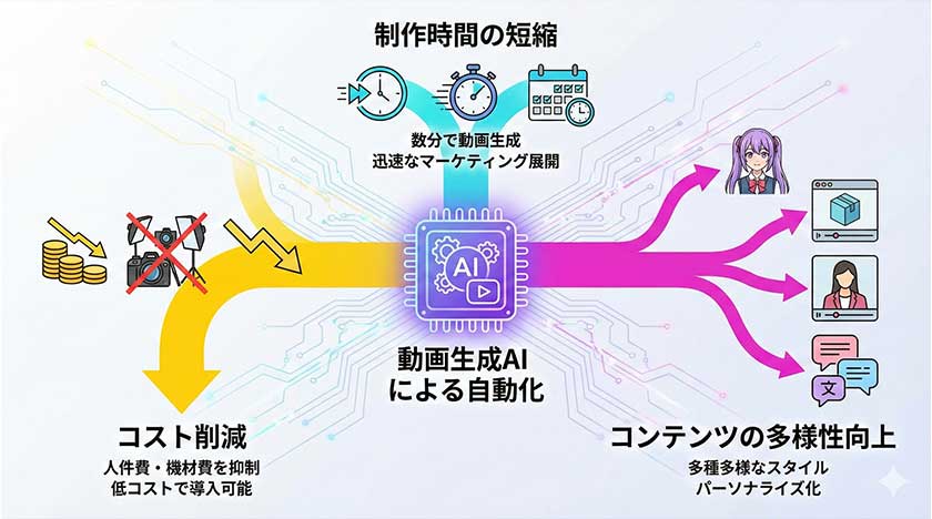 動画制作の自動化の利点
