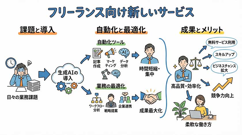 フリーランス向け新しいサービス