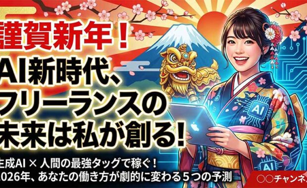 AIと共に進化する！2026年のフリーランスの働き方とは？