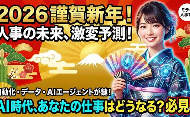 人事の未来：2026年、AIエージェントとHRオートメーションの市場トレンド