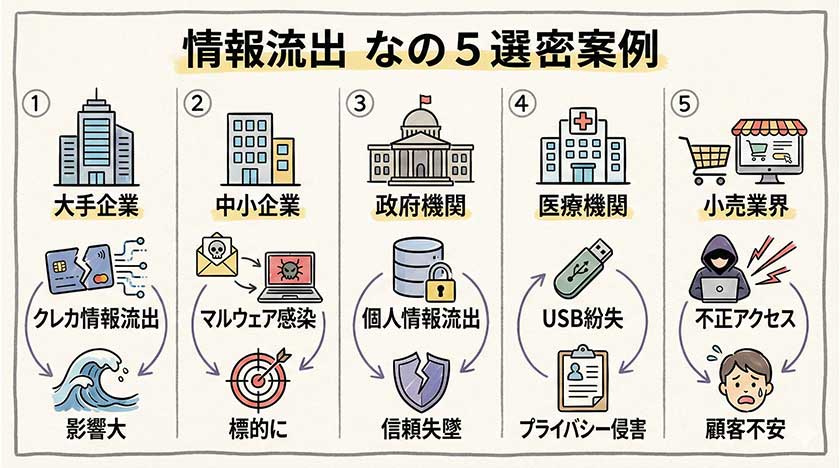 情報漏洩の事例5選