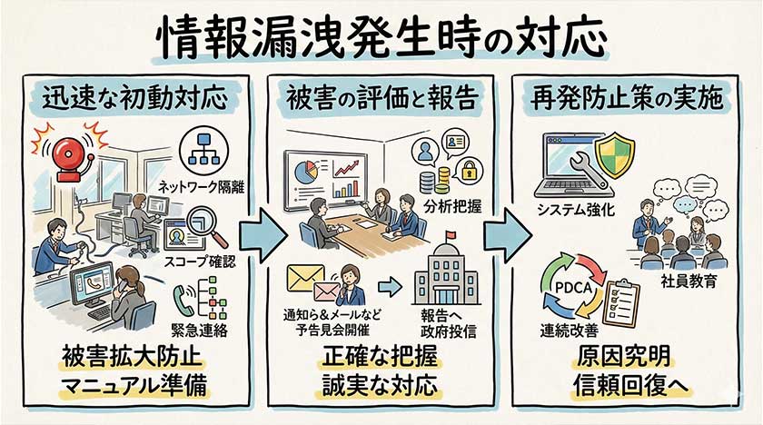 情報漏洩発生時の「守り」の初動と信頼回復