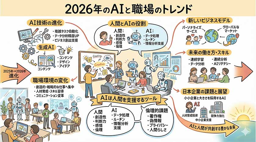 2026年のAIと職場のトレンド